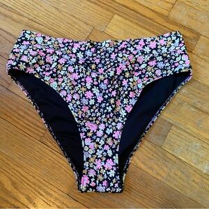 ❌SOLD❌Like New Victoria’s Secret PINK High-Waisted Floral Bikini Bottoms XL